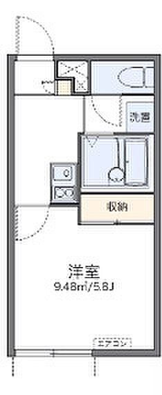 レオパレスボンマルシェ山科 108｜京都府京都市山科区厨子奥矢倉町(賃貸アパート1K・1階・20.28㎡)の写真 その2