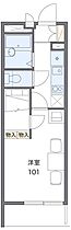 レオパレスコンフォート大津京 302 ｜ 滋賀県大津市皇子が丘2丁目4-1（賃貸マンション1K・3階・20.81㎡） その2