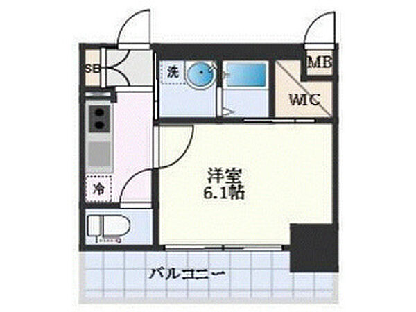 プレサンスTHE KYOTO東福寺WEST 612｜京都府京都市南区東九条宇賀辺町(賃貸マンション1K・6階・23.94㎡)の写真 その2