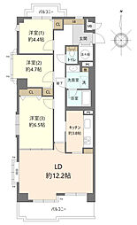 間取図画像 3LDK