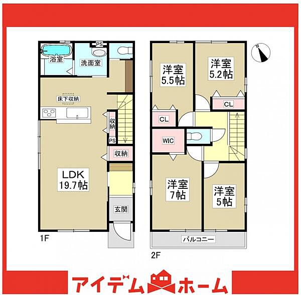 間取りを拡大表示
