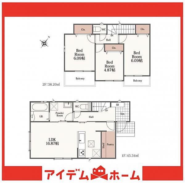 間取りを拡大表示