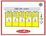 間取り：4号棟　配置図