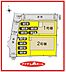 間取り：1号棟　配置図