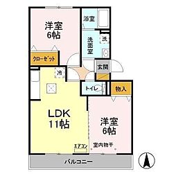 ラフォーレ上ノ台C 1階