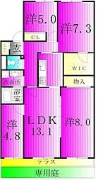 パシフィック我孫子グリーンタウン16号棟 1階