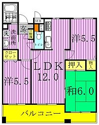 間取図画像 3LDK