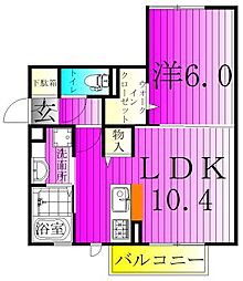 ベルフルール 1階/105