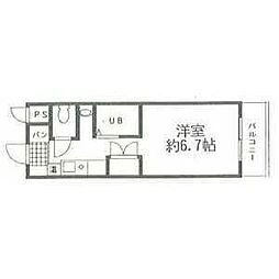 ペルレ・シュロスパート8 1Kの間取図画像