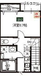 メルディア野田A 2階