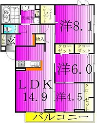 セレーノ・フォレ 2階/-