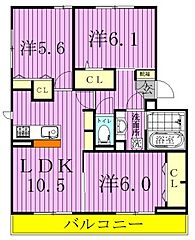 物件の間取り