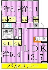 物件の間取り