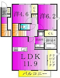 フェリス酒井根I 2階