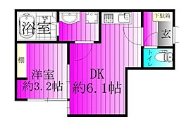 オリム新柏 2階