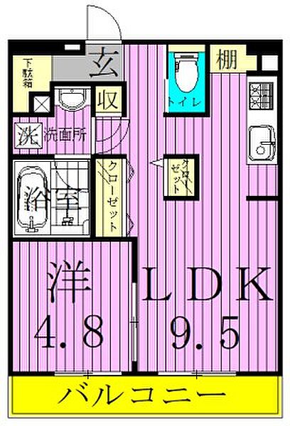 ART RESIDENCE IN KASHIWA-no-HA 303｜千葉県柏市若柴(賃貸マンション1LDK・3階・41.10㎡)の写真 その2