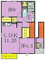 プランドールB棟（手賀の杜） 201 ｜ 千葉県柏市手賀の杜５丁目2-2（賃貸アパート2LDK・2階・59.46㎡） その2