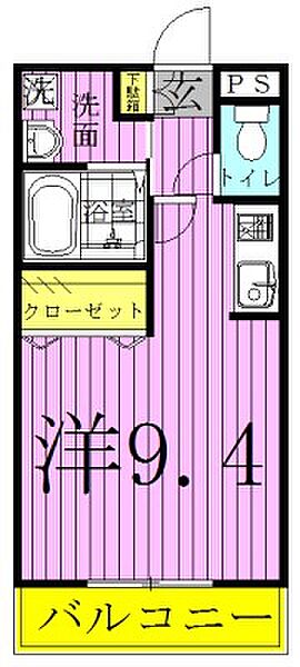 ジョリー柏 202｜千葉県柏市富里２丁目(賃貸マンション1R・2階・25.22㎡)の写真 その2