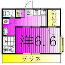 シャトレー藤ノ台 102 ｜ 千葉県柏市逆井藤ノ台20-1（賃貸アパート1K・1階・25.48㎡） その2