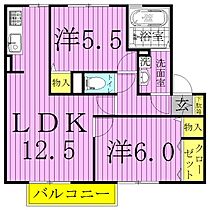 リュミエール 101 ｜ 千葉県野田市山崎2138-11（賃貸アパート2LDK・1階・55.47㎡） その2