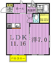 ルシェネI 203 ｜ 千葉県流山市南流山１丁目20-16（賃貸アパート1LDK・2階・41.27㎡） その2