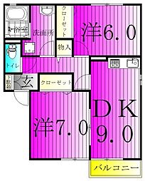 リビングタウン野田 A棟 2階