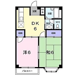 間取図画像 2DK