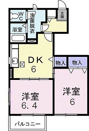 スウィート リークB_間取り_0