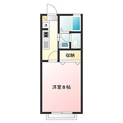 エスペーロ 1Kの間取図画像