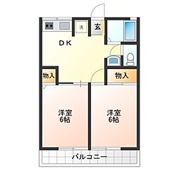 ハーティス松本 A 2階/201