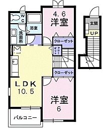 プロスペラーレ・ローザ 2階