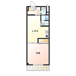 カルネドール3 1LDKの間取図画像