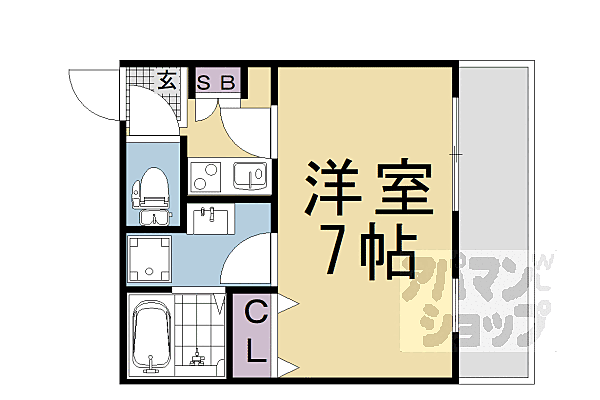 ホームズ】JR山陰本線 太秦駅 徒歩11分。[1K/賃料6.1万円/1階/21.62