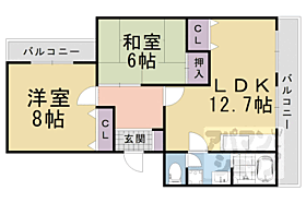 京都府亀岡市千代川町小林北ン田（賃貸マンション2LDK・3階・65.00㎡） その2