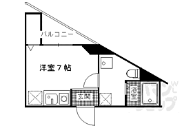 京都府京都市右京区花園伊町（賃貸マンション1R・3階・19.00㎡） その2