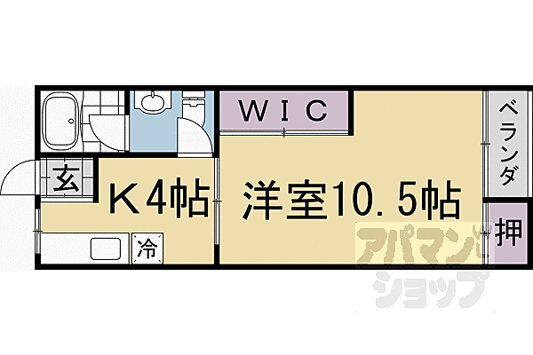 ハイツ　サン・モア 402｜京都府京都市西京区松室中溝町(賃貸マンション1K・4階・36.00㎡)の写真 その2