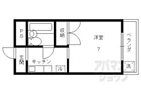 京都府京都市右京区西院西三蔵町（賃貸マンション1K・3階・19.20㎡） その2