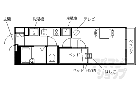 レオパレス華 201 ｜ 京都府京都市西京区牛ケ瀬新田泓町（賃貸マンション1K・2階・20.81㎡） その2