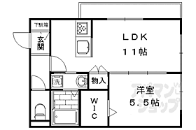 京都府京都市右京区太秦中筋町（賃貸マンション1LDK・1階・42.90㎡） その2