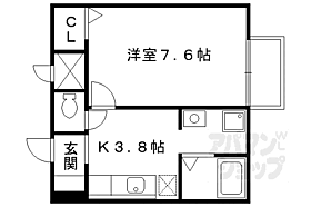 セジュール大山崎 201 ｜ 京都府乙訓郡大山崎町大山崎竜光（賃貸アパート1K・2階・30.30㎡） その2