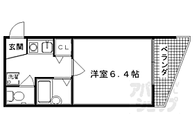 京都府京都市右京区西院安塚町（賃貸マンション1K・3階・21.75㎡） その2