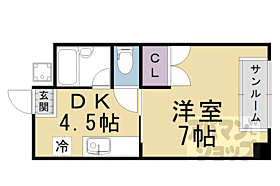 京都府亀岡市古世町3丁目（賃貸アパート1DK・3階・24.60㎡） その2