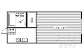 京都府京都市右京区梅津南上田町（賃貸マンション1K・2階・20.25㎡） その2