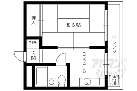 セブンハイツ 402 ｜ 京都府長岡京市馬場見走り（賃貸マンション1DK・4階・22.00㎡） その2