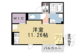 クローリス下桂 101 ｜ 京都府京都市西京区桂春日町（賃貸アパート1R・1階・30.44㎡） その2