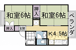 セジュールPoPo 2Kの間取図画像