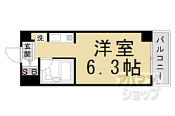 ウェストアベニュービル&コーポ 1Kの間取図画像