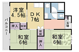 洛西北福西市営住宅 6階
