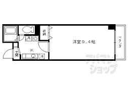 セントフローレンスＯＮＥ 1階1Kの間取り