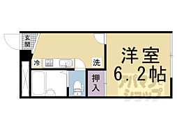 レオパレスプリムラ 1Kの間取図画像